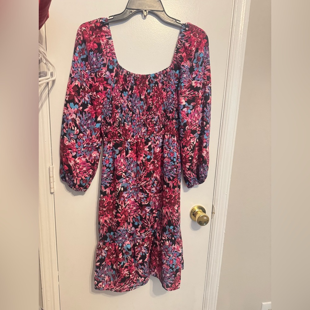 Nanette Lepore knee-length floral print dress size 10